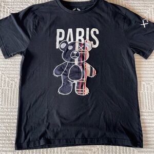 CR24 Bordo Cromato Paris Teddy Graphic T-Shirt